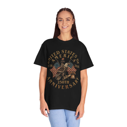250th Anniversary Eagle T-Shirt — United States 1776–2026 Patriotic Tee