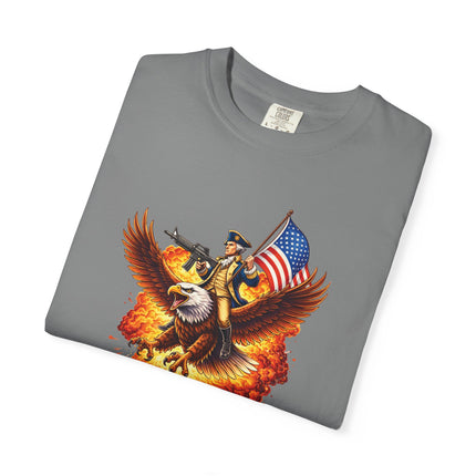 America 250 Years of Winning 1776–2026 George Washington Patriotic Eagle & Flag T-Shirt