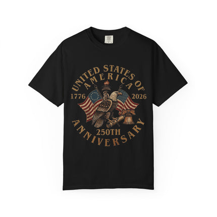 250th Anniversary Eagle T-Shirt — United States 1776–2026 Patriotic Tee