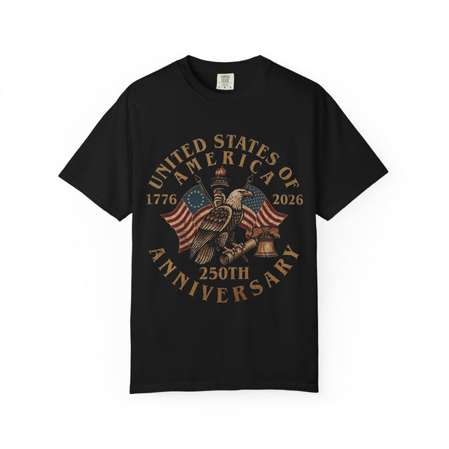 250th Anniversary Eagle T-Shirt — United States 1776–2026 Patriotic Tee