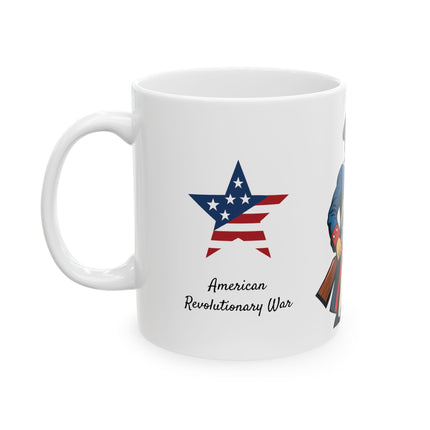 Personalized American Revolutionary War Mug – Custom Family Heritage & Genealogy DAR Gift