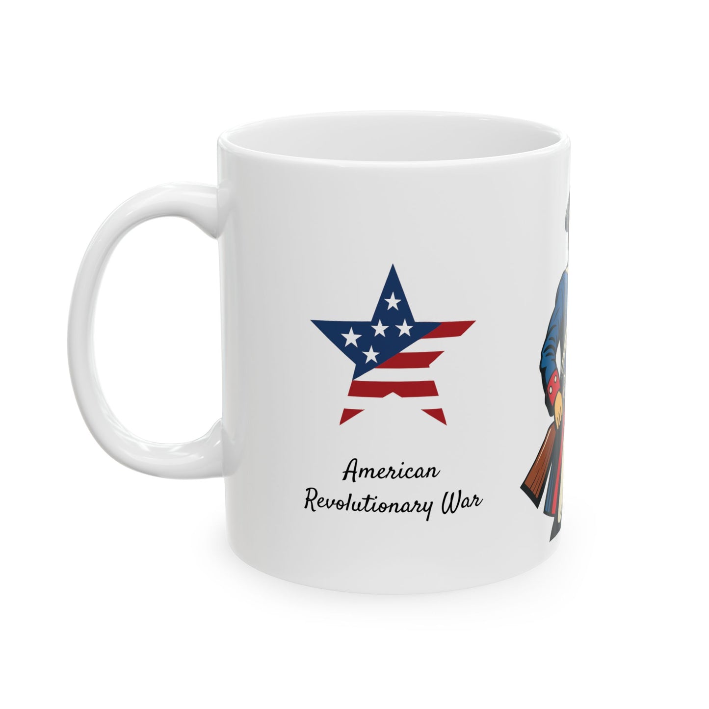 Personalized American Revolutionary War Mug – Custom Family Heritage & Genealogy Gift