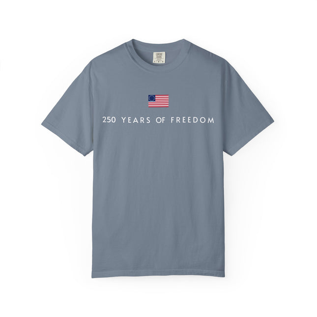 America 250 Years of Freedom Minimal Design - Betsy Ross Flag Tee Shirt