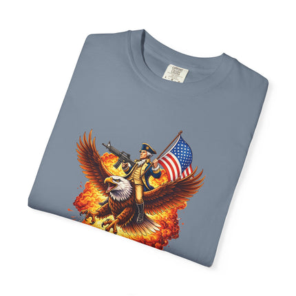 America 250 Years of Winning 1776–2026 George Washington Patriotic Eagle & Flag T-Shirt