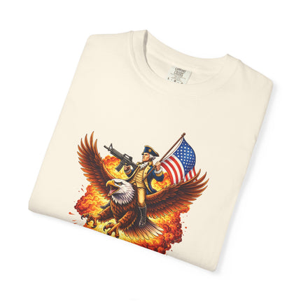 America 250 Years of Winning 1776–2026 George Washington Patriotic Eagle & Flag T-Shirt