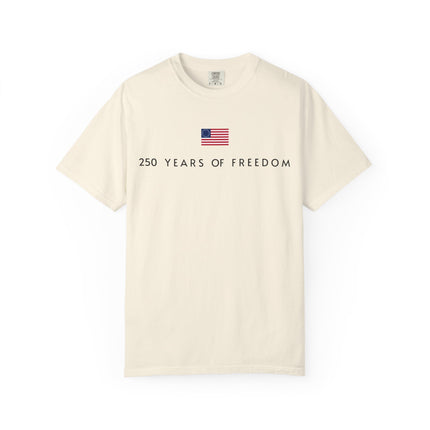 America 250 Years of Freedom Minimal Design - Betsy Ross Flag Tee Shirt