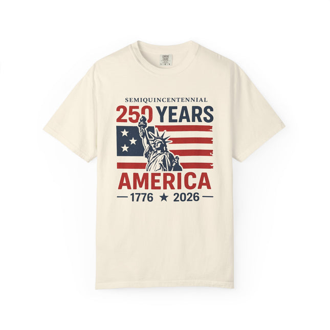 250 Years America T-Shirt – 1776–2026 Semiquincentennial Statue of Liberty Tee Shirt