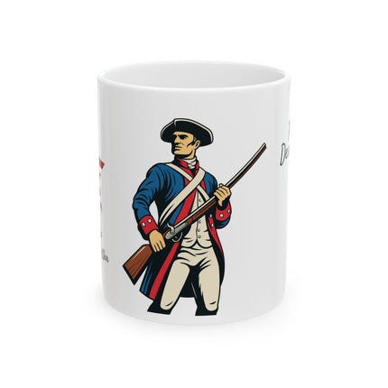 Personalized American Revolutionary War Mug – Custom Family Heritage & Genealogy DAR Gift
